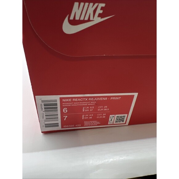 Nike ReactX Rejuven8 Midnight Navy Comet Blue IB6366-400 Men’s Size 6/ W7 - Picture 3 of 11